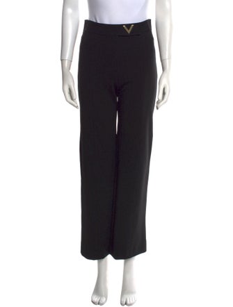 Valentino Virgin Wool Wide Leg Pants