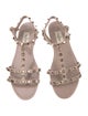 Valentino Rockstud Accents PVC T-Strap Sandals