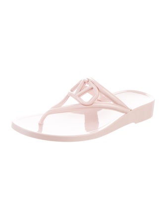 Valentino Rubber Flip Flops
