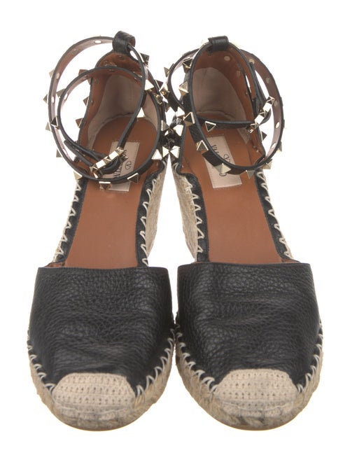 Valentino Rockstud Accents Leather D'Orsay Pumps