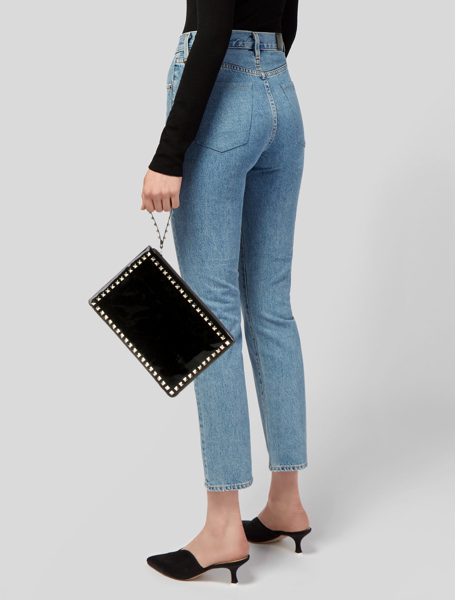 Valentino Rockstud Clutch