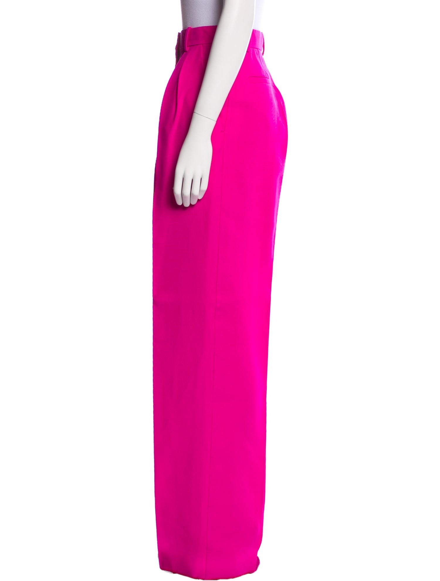 Valentino Virgin Wool Wide Leg Pants