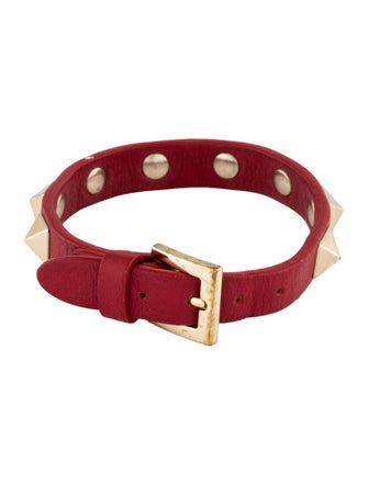 Valentino Rockstud Leather Bracelet