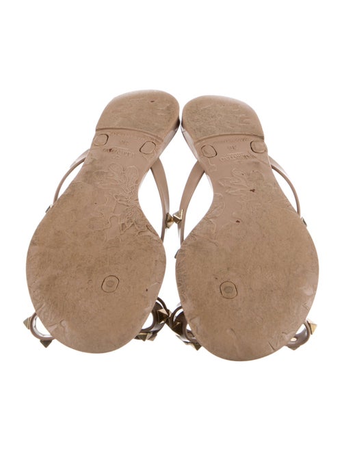 Valentino Rockstud Accents Rubber Slides