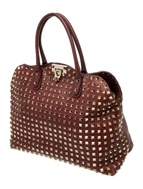 Valentino Rockstud Top Handle Bag
