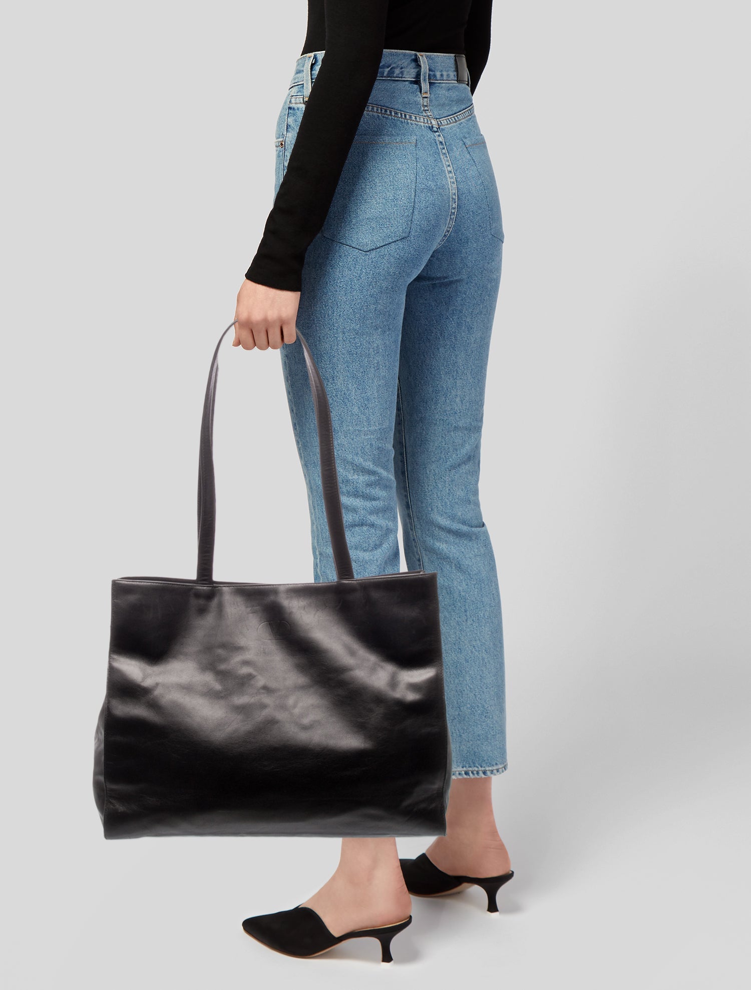 Valentino Leather Tote Vintage