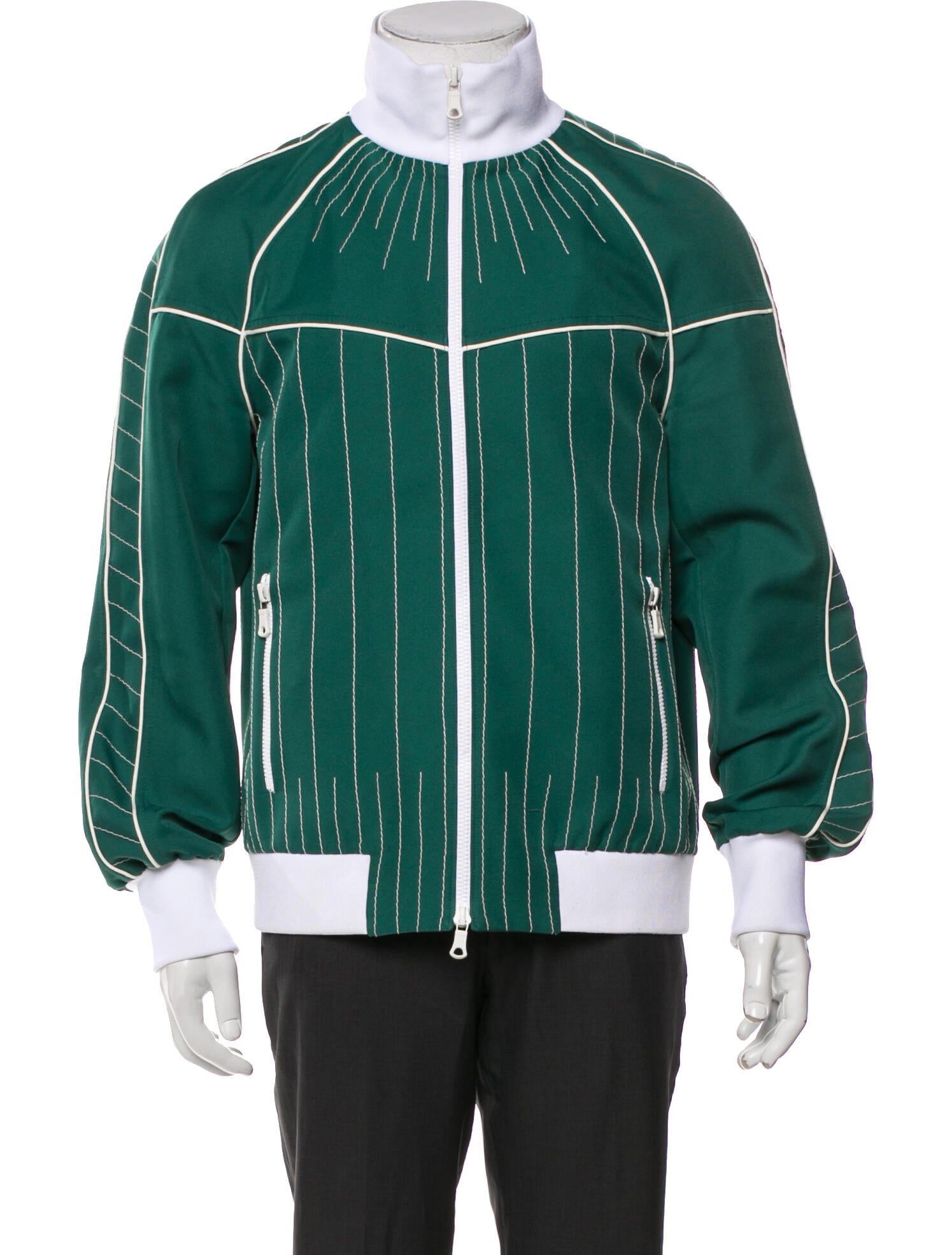 Valentino Striped Windbreaker