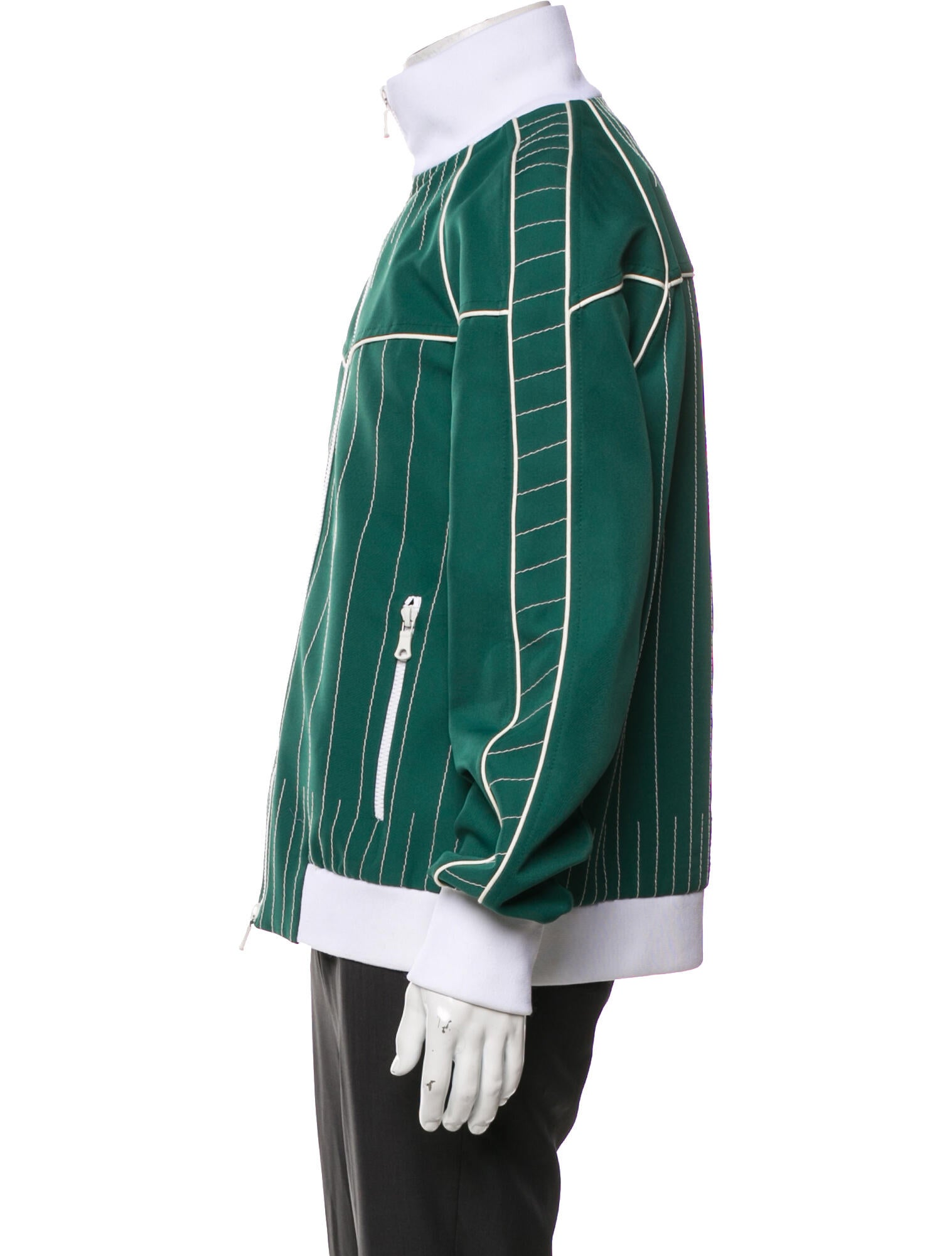 Valentino Striped Windbreaker