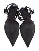 Valentino Rockstud Accents Leather T-Strap Pumps