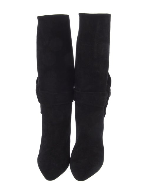 Valentino Suede Bow Accents Boots