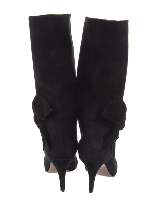 Valentino Suede Bow Accents Boots