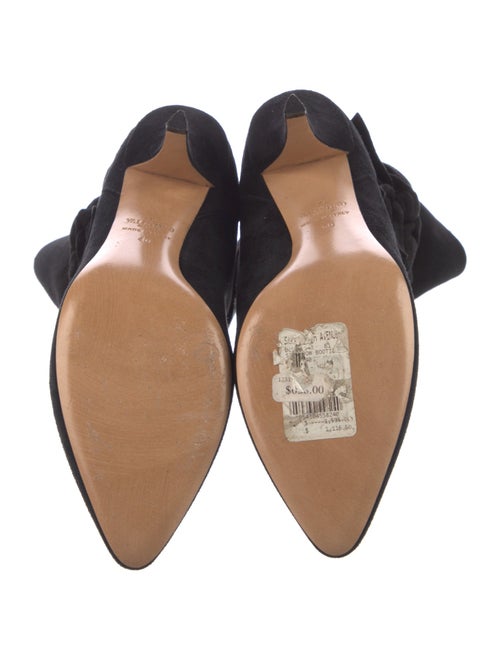 Valentino Suede Bow Accents Boots