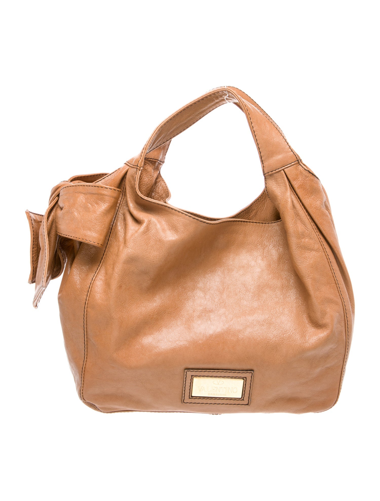 Valentino Leather Top Handle Bag