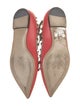 Valentino Rockstud Accents Leather Ballet Flats