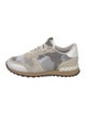 Valentino Rockstud Accents Mesh Athletic Sneakers