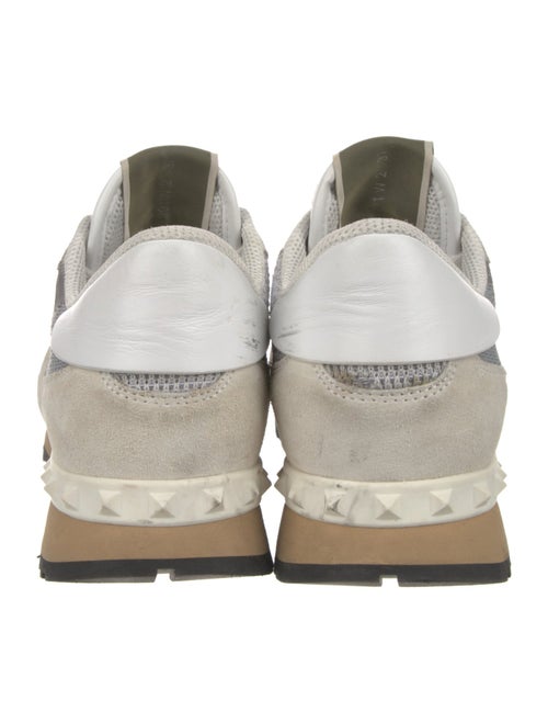 Valentino Rockstud Accents Mesh Athletic Sneakers