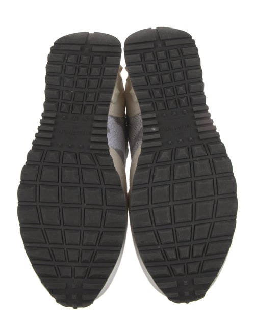 Valentino Rockstud Accents Mesh Athletic Sneakers
