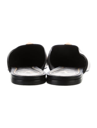 Valentino Rockstud Accents Leather Mules