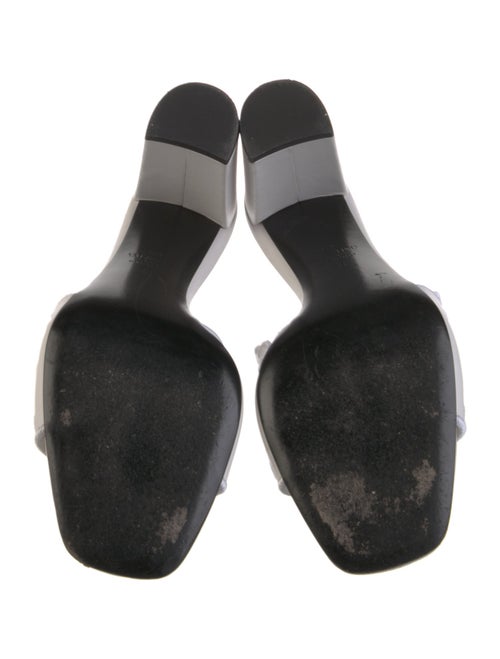 Valentino Leather Lasercut Accents Slides