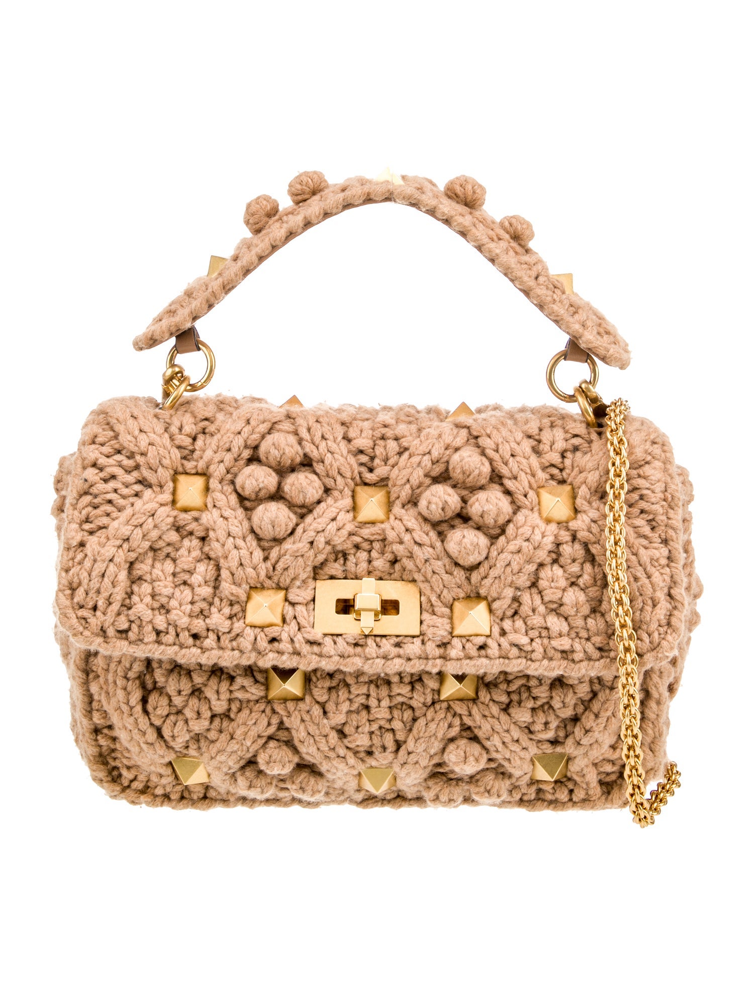 Valentino Roman Stud Top Handle Bag