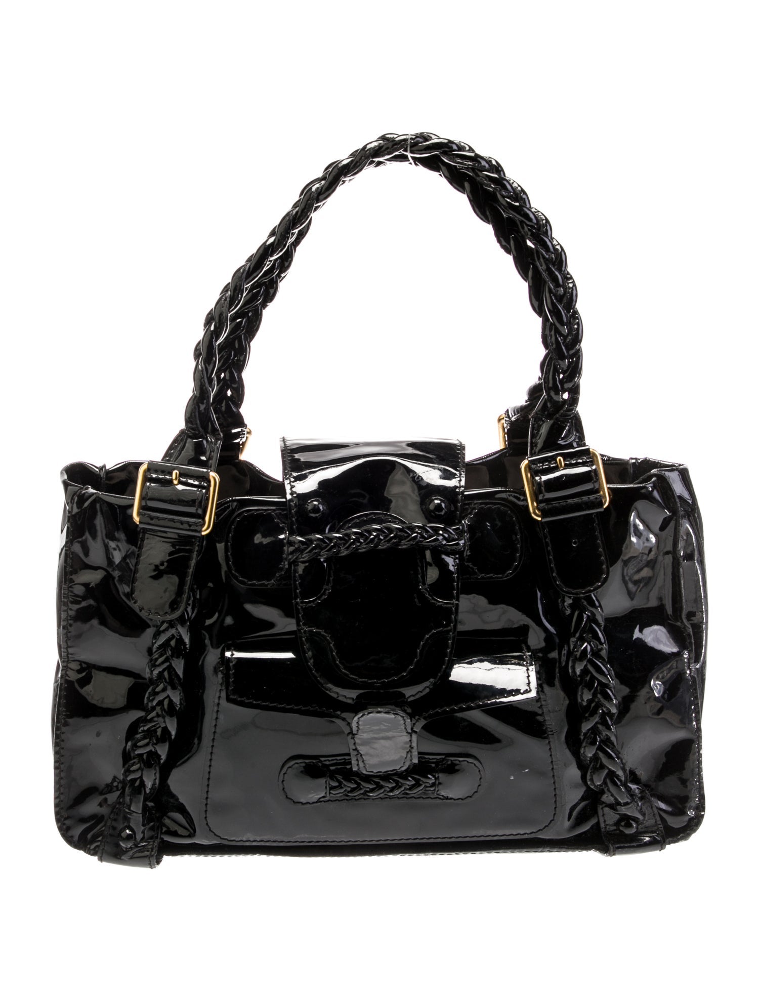 Valentino Patent Leather Shoulder Bag