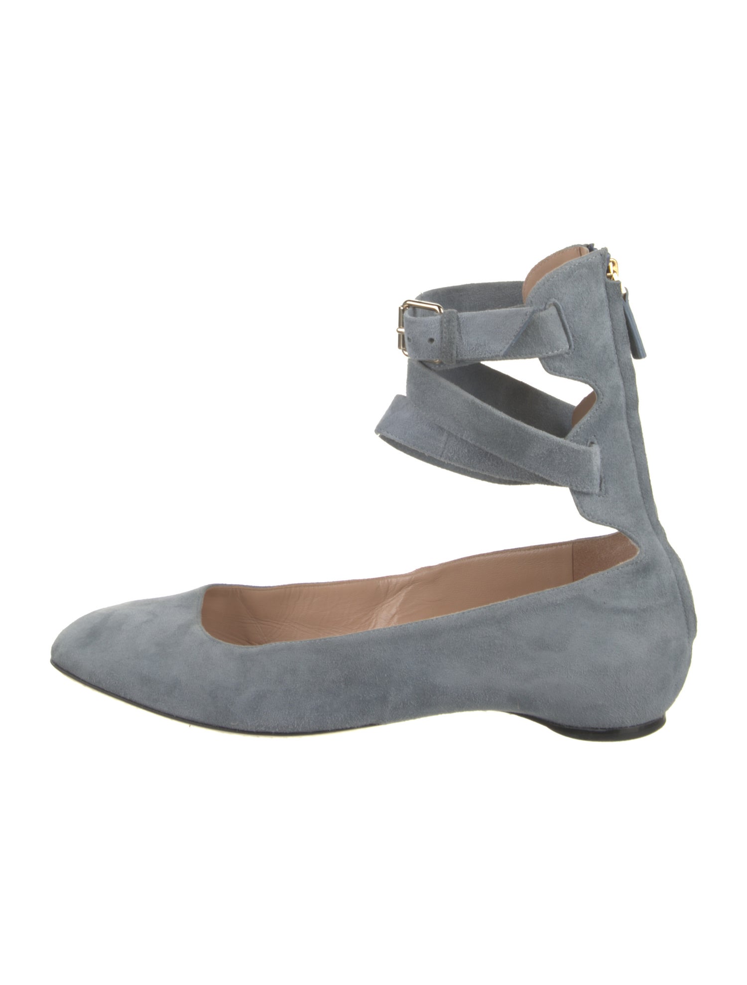 Valentino Suede Ballet Flats