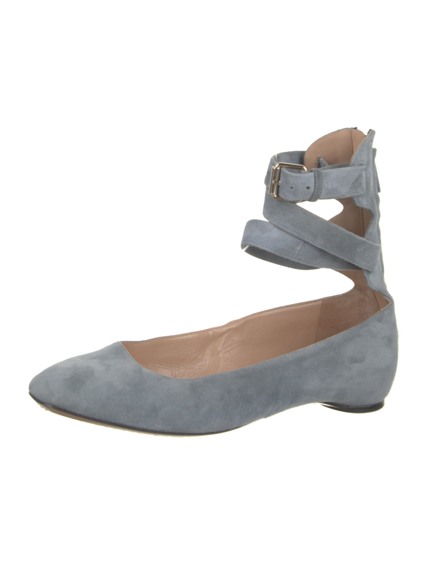 Valentino Suede Ballet Flats