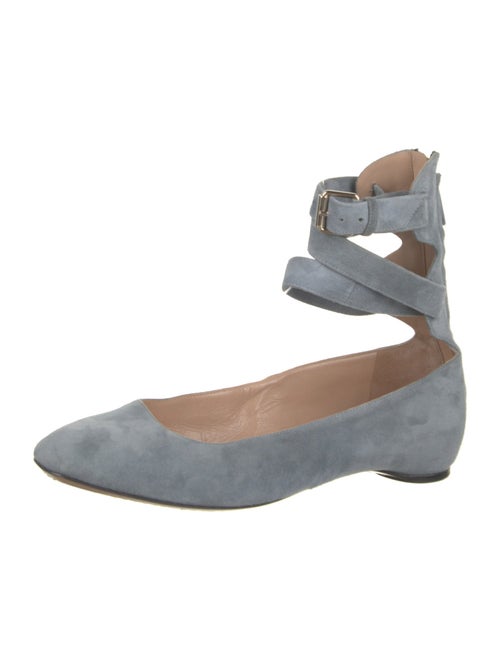 Valentino Suede Ballet Flats