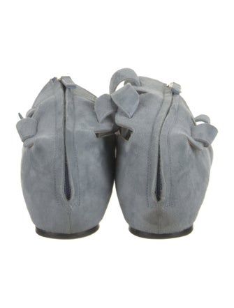 Valentino Suede Ballet Flats