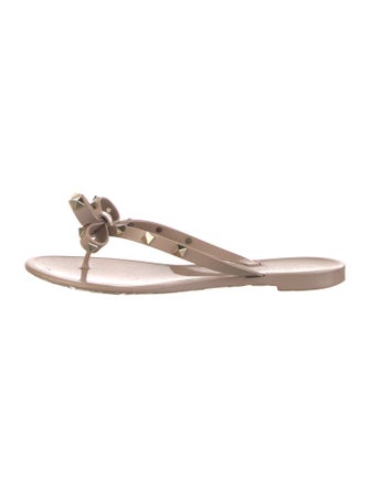 Valentino Rockstud Accents PVC Slides