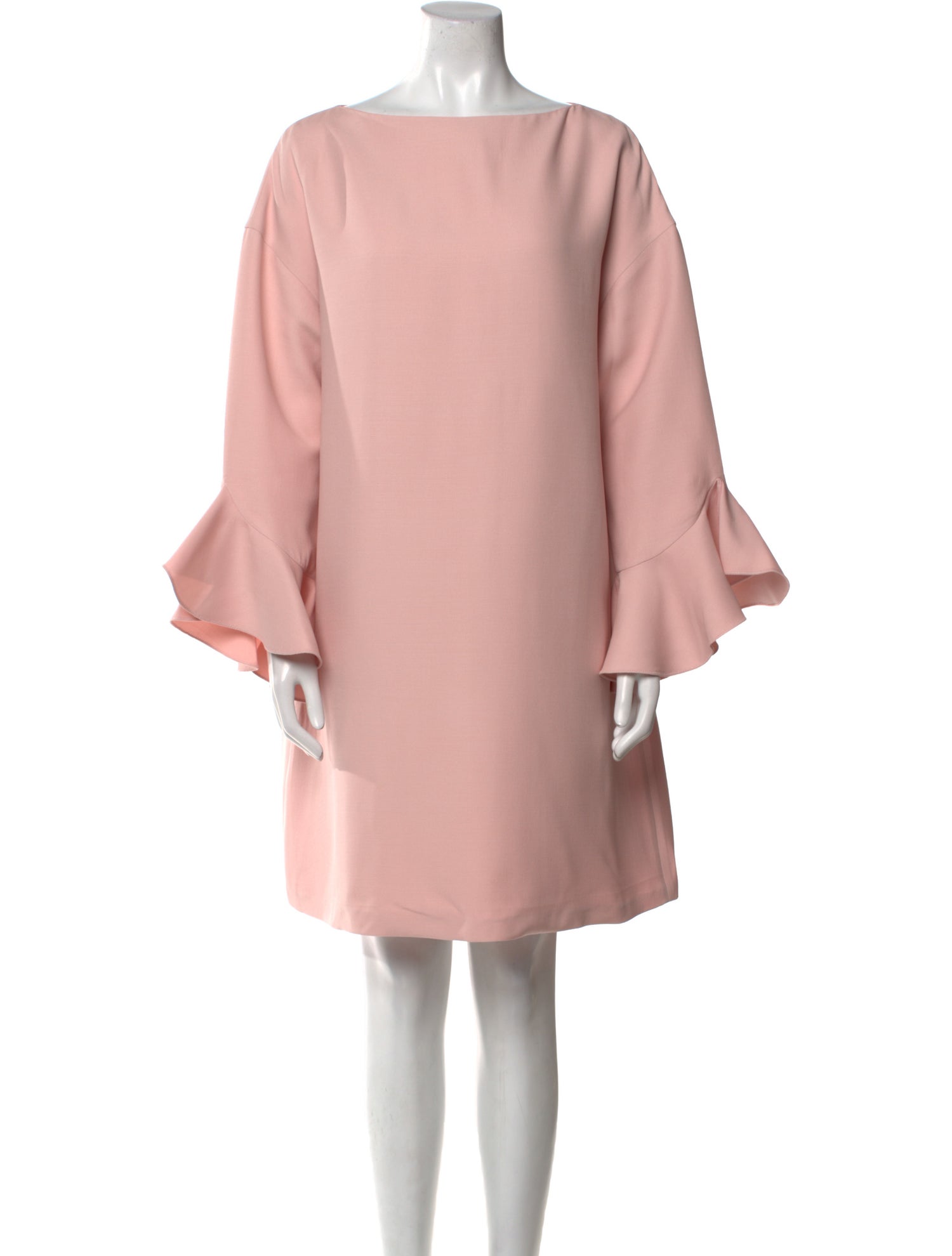 Valentino Bateau Neckline Mini Dress