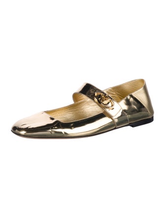 Valentino Patent Leather Mary Jane Flats