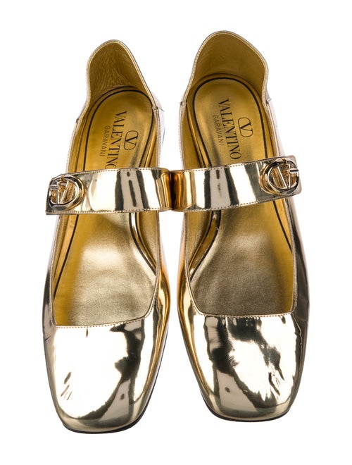 Valentino Patent Leather Mary Jane Flats