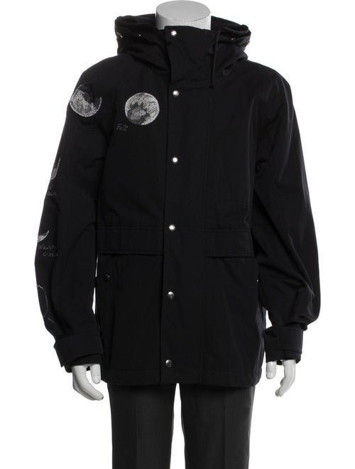 Valentino Graphic Print Parka