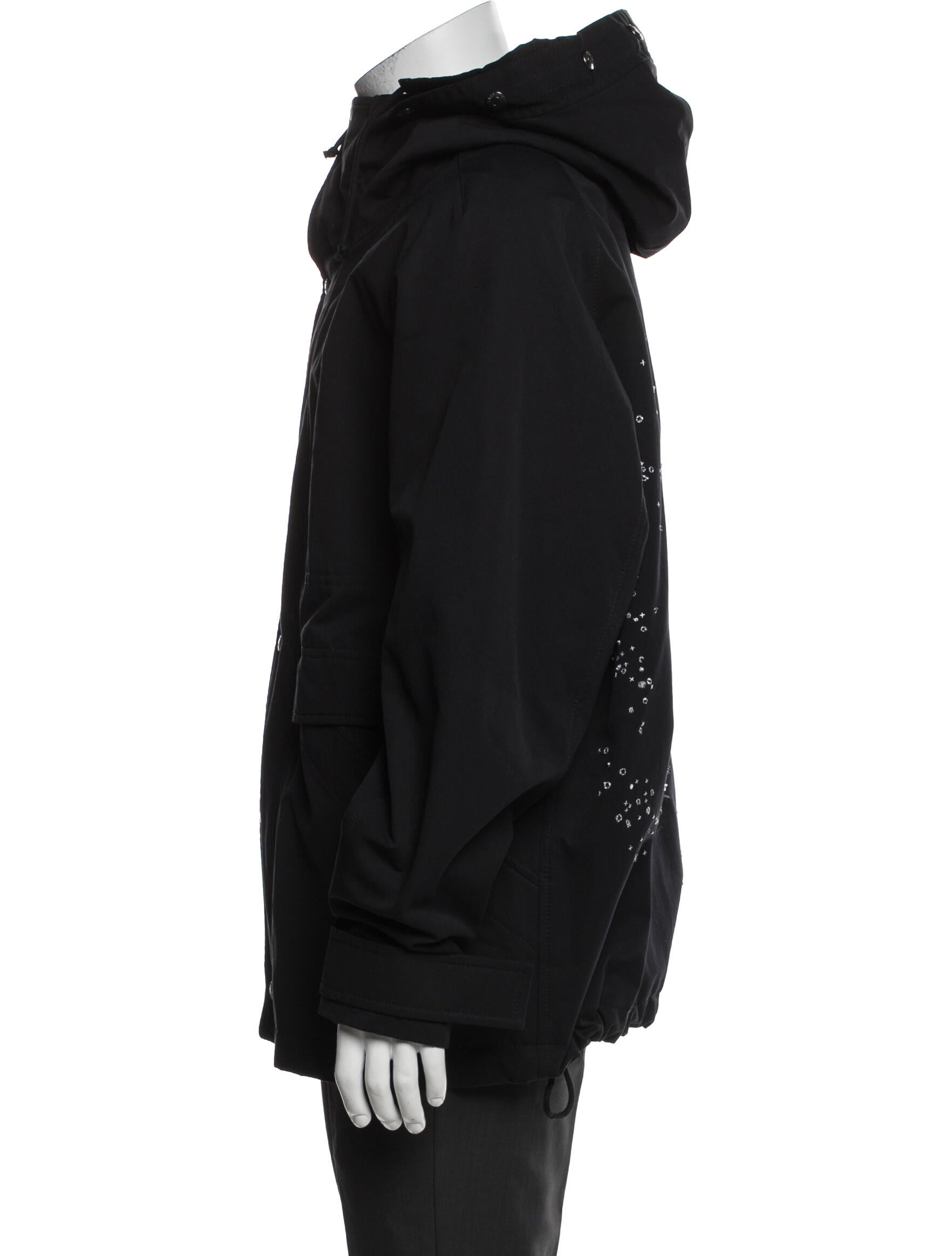 Valentino Graphic Print Parka