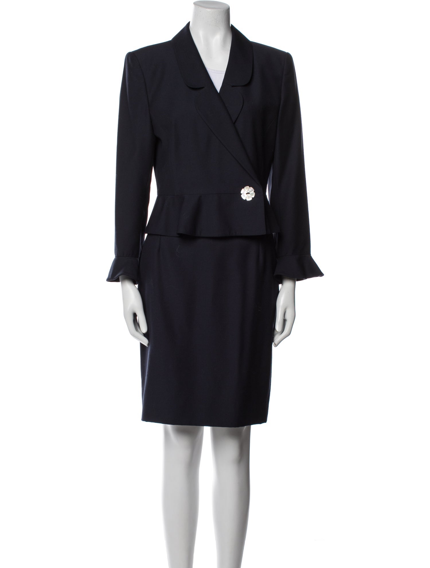 Valentino Wool Skirt Set