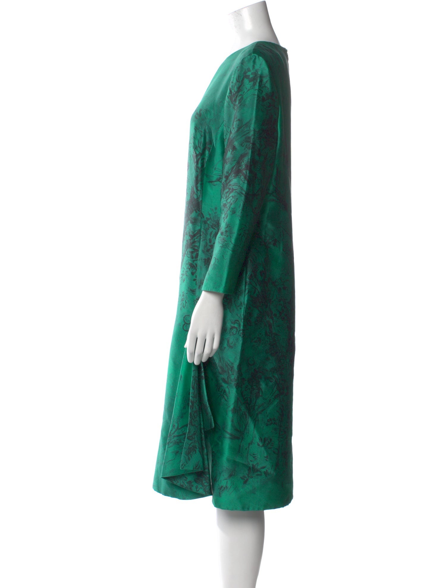 Valentino Silk Midi Length Dress