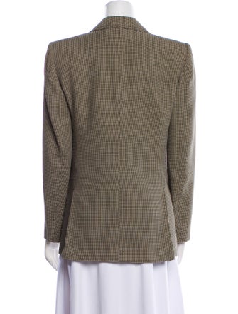 Valentino Houndstooth Print Blazer
