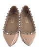 Valentino Rockstud Accents Patent Leather Flats