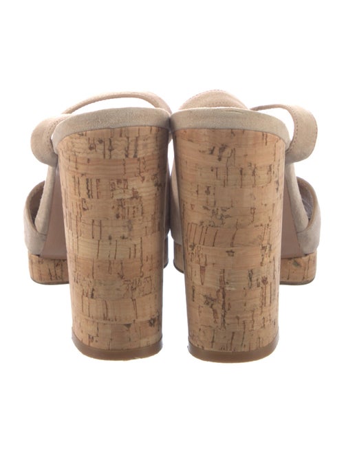 Valentino Suede Mesh Accents Sandals