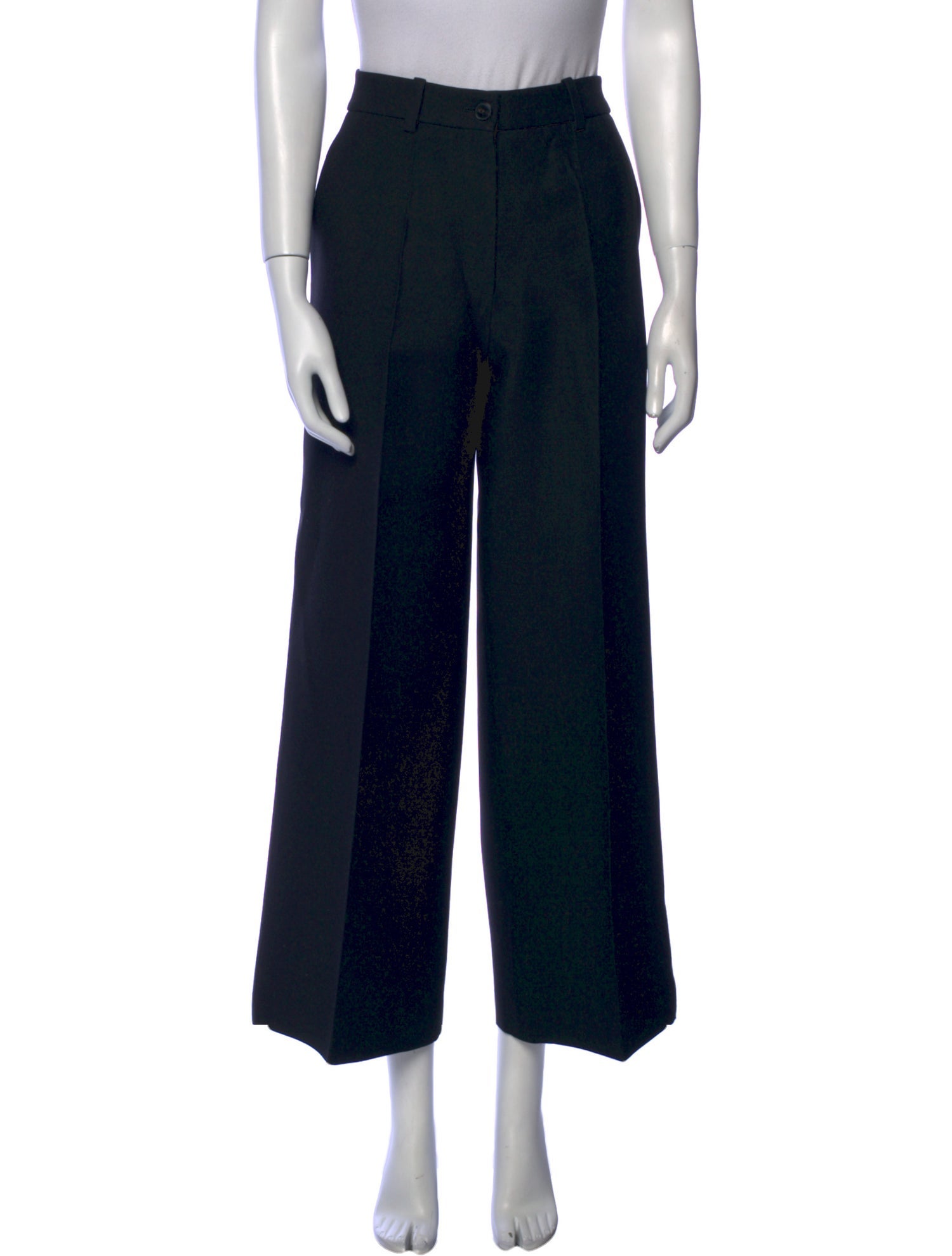 Valentino Virgin Wool Wide Leg Pants
