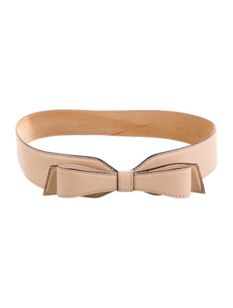 Valentino Wide Leather Waist Belt