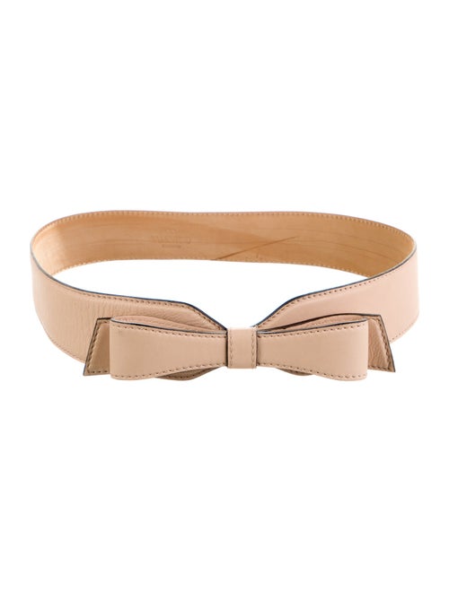 Valentino Wide Leather Waist Belt