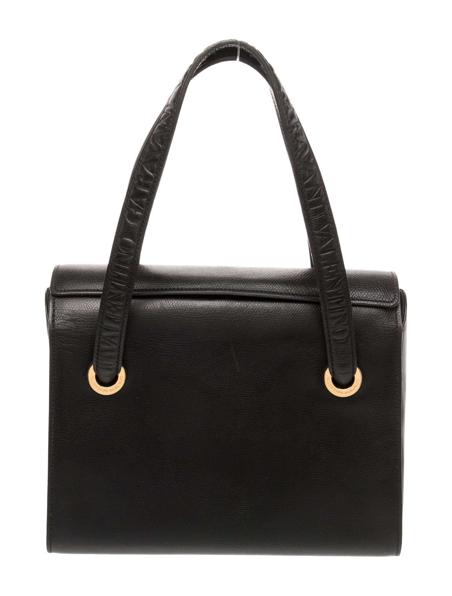 Valentino Leather Top Handle Bag