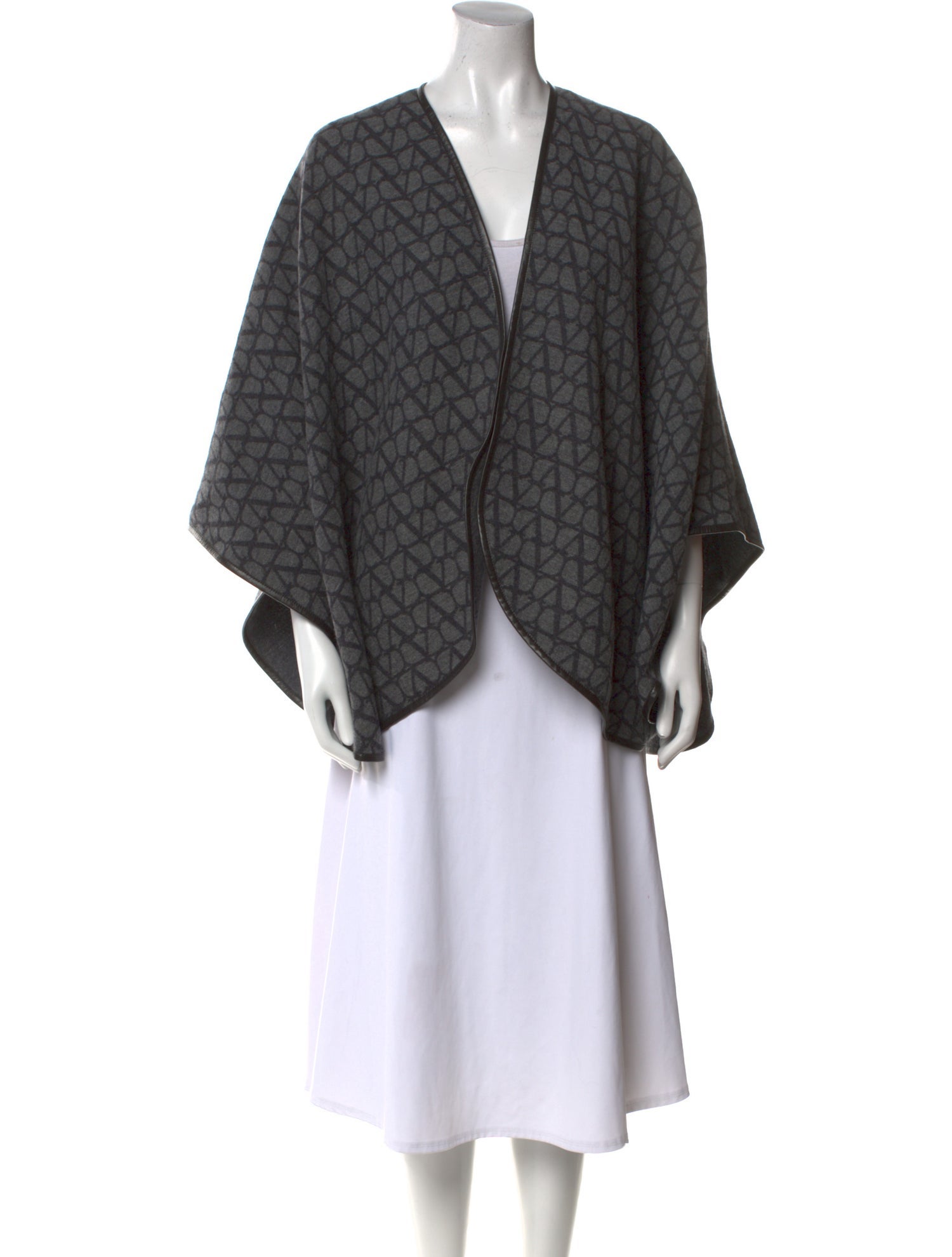 Valentino Virgin Wool Printed Sweater