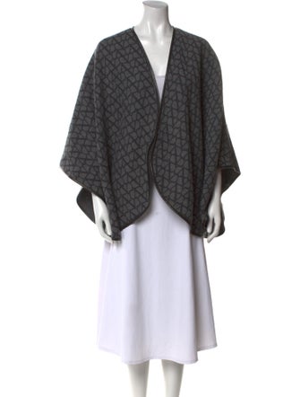 Valentino Virgin Wool Printed Sweater