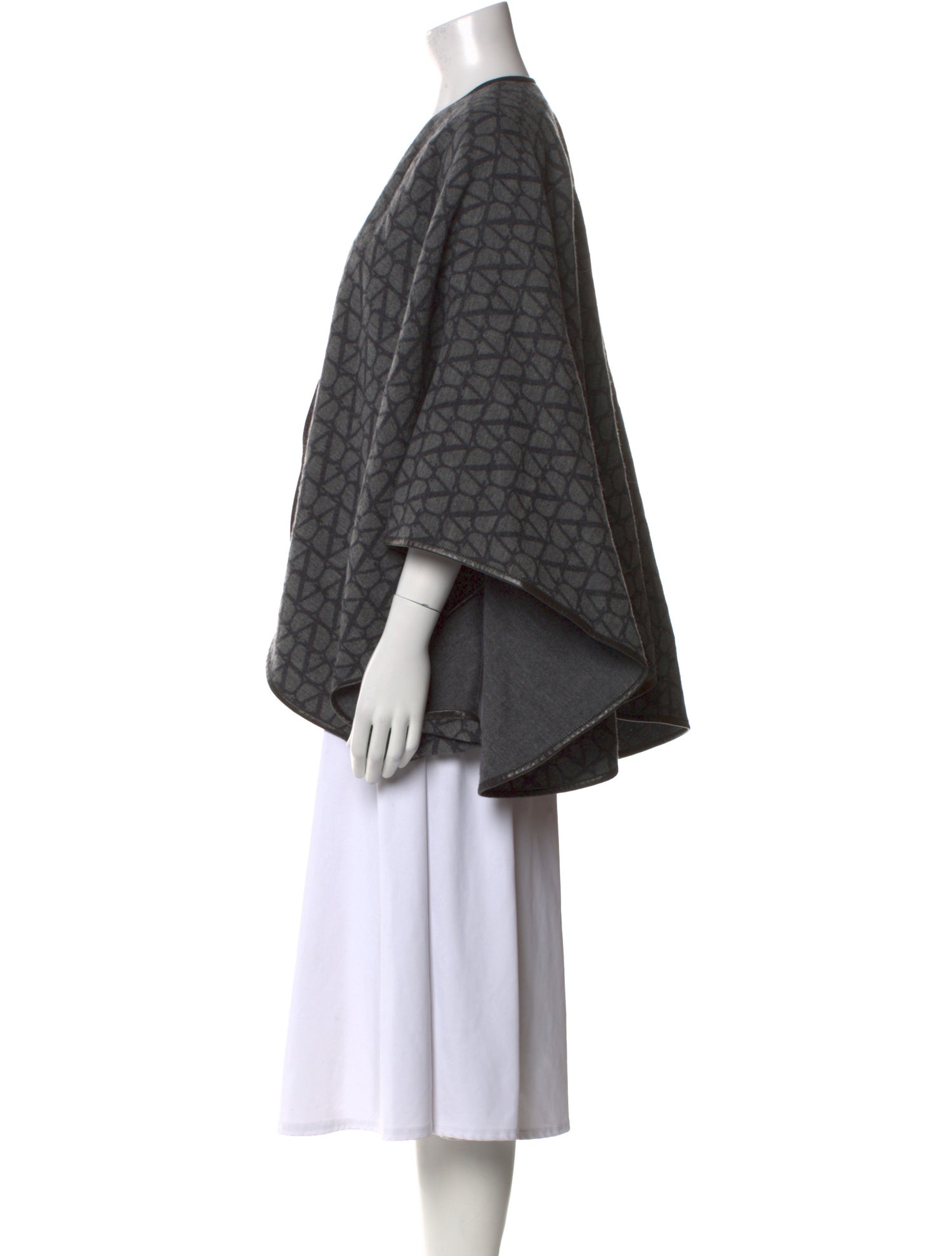 Valentino Virgin Wool Printed Sweater