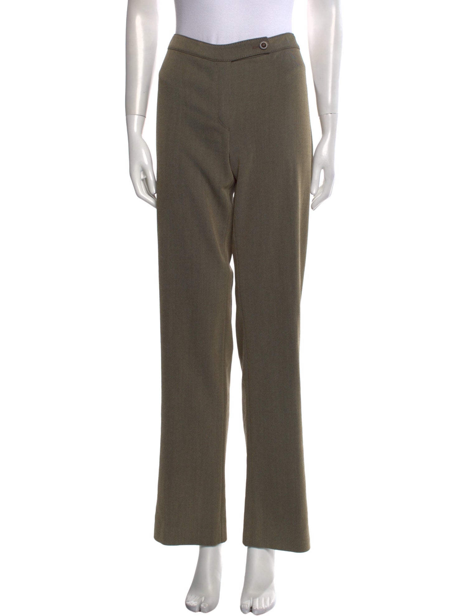 Valentino Wool Straight Leg Pants