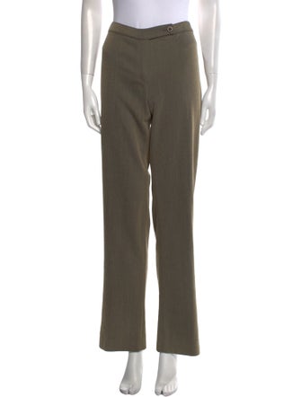 Valentino Wool Straight Leg Pants