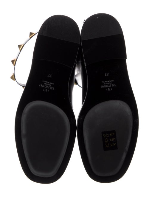 Valentino Rockstud Accents Leather Riding Boots